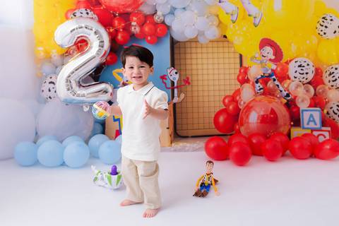 ensaio smash the cake  2 anos menino santo andré'