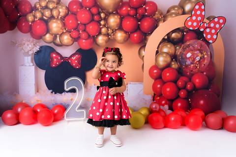 ensaio 2 anos minnie vermelha santo andré'