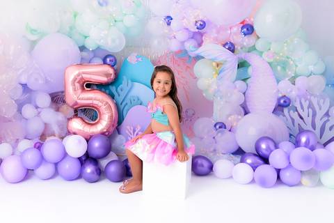 cenário sereia menina'