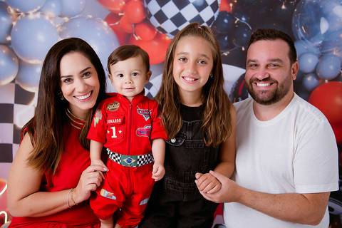 ensaio do bebê com foto de família bairro jardim santo andré'