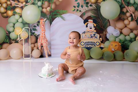 ensaio smash the cake um ano santo andré'