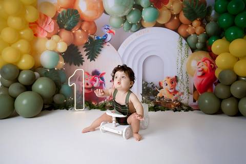 bebê de 1 ano ensaio rei leão são caetano do sul'