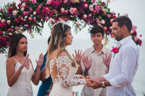 momento de oração'