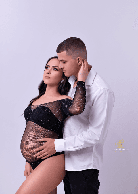 Ensaio Gestante Estúdio Luana Moresco Ijuí Cruz Alta Santo Angelo Ideia Pose Look Vestido Casal onde preço quando semana meses maquiagem make lugar Fotografia Fotografo Fotografa Foto'