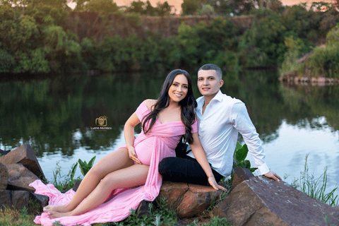 Ensaio Gestante Externo Luana Moresco Ijuí Cruz Alta Santo Angelo Ideia Pose Look Vestido Casal onde preço quando semana meses maquiagem make lugar fotografia foto fotografo fotografa parque pedreira'