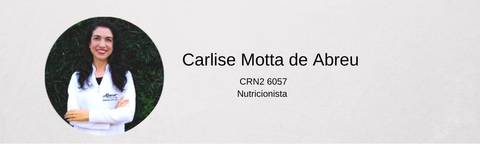 Nutricionista Carlise Motta de Abreu'