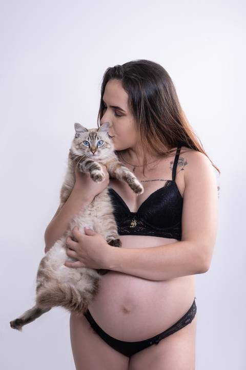 Ensaio Gestante em Estúdio de Taline Ohrana em Bom Jesus da Lapa'