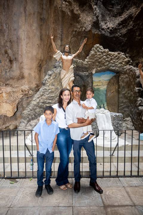 Batizado Gruta da Ressureição - Santuário do Bom Jesus da Lapa - Batizado Maria Cecília e Miguel - Fotógrafo Rafa Costa Fotos '