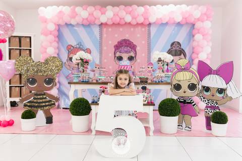 fotografo profissional aniversario joinville deise daisy dayse evaristo festere decoração lol alice 5 anos'