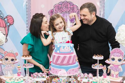 fotografo profissional aniversario joinville deise daisy dayse evaristo festere decoração lol alice 5 anos'