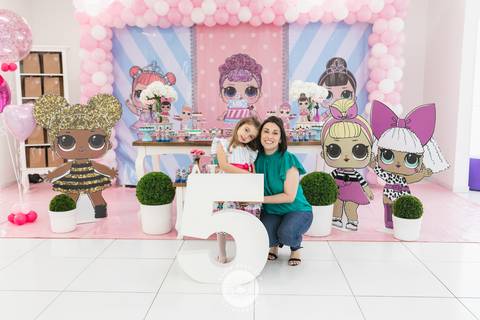 fotografo profissional aniversario joinville deise daisy dayse evaristo festere decoração lol alice 5 anos'
