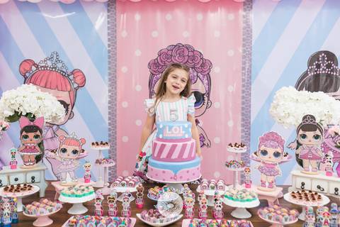 fotografo profissional aniversario joinville deise daisy dayse evaristo festere decoração lol alice 5 anos'