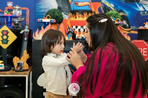 fotografo profissional em joinville aniversario infantil daisy evaristo apolo 3 anos com logo in festa buffet'