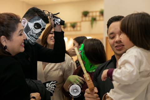 fotografo profissional em joinville aniversario infantil daisy evaristo apolo 3 anos com logo in festa buffet'