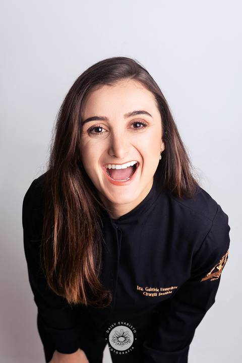 retrato corporativo perfil profissional estudio fotografia joinville dentista Gabriela Evangelista'