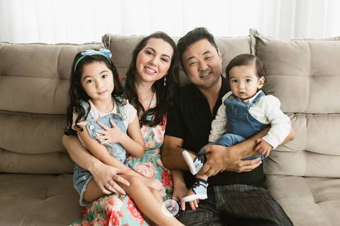 30 anos Marina familia Shimasaki fotografo profissional joinville ensaio em casa de aniversario'