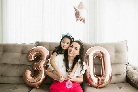 30 anos Marina familia Shimasaki fotografo profissional joinville ensaio em casa de aniversario'