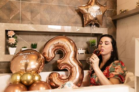 30 anos Marina familia Shimasaki fotografo profissional joinville ensaio em casa de aniversario'