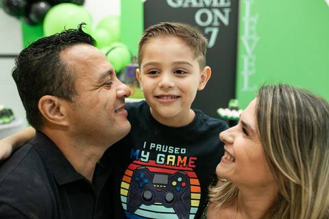 fotografa de aniversario joinville realeza festas kids decoração video game'