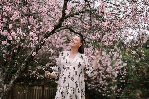 ensaio fotografico gestante florada cereija sakura externo daisy evaristo fotografia esperando benicio jenifer thiago'