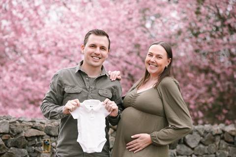 ensaio fotografico gestante florada cereija sakura externo daisy evaristo fotografia esperando benicio jenifer thiago'
