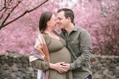 ensaio fotografico gestante florada cereija sakura externo daisy evaristo fotografia esperando benicio jenifer thiago'