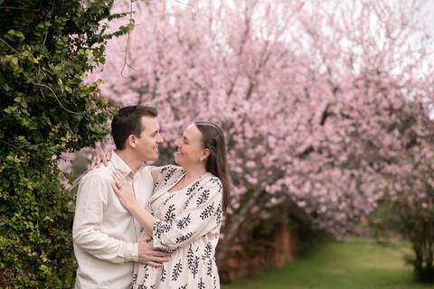 ensaio fotografico gestante florada cereija sakura externo daisy evaristo fotografia esperando benicio jenifer thiago'