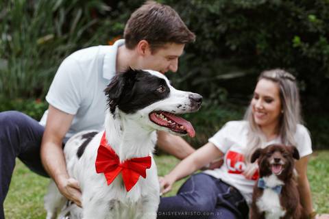 fotografo joinville casamento ensaio  pre-casamento  pre-wedding diferente lifestyle em casa noiva noivo cachorro pet mini wedding Fernanda Sander Lago da Serra Campo alegre noivos'