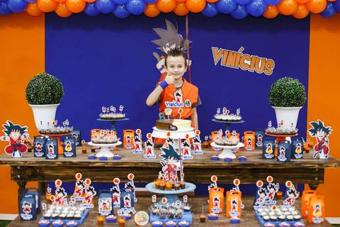 fotografo joinville doce de papel festa aniversario decoração dragon ball goku gestante ensaio casamento papelaria personalizada'