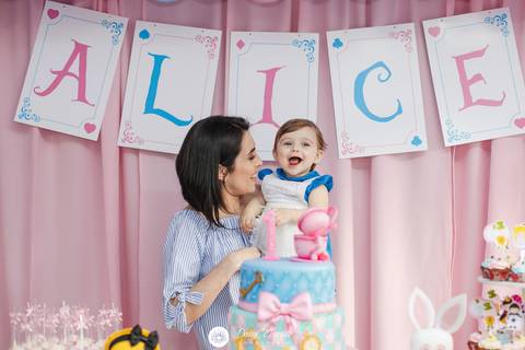 fotografo joinville decoração alice no pais das maravilhas festa aniversario alice 1 ano'