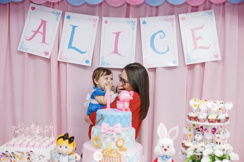 fotografo joinville decoração alice no pais das maravilhas festa aniversario alice 1 ano'
