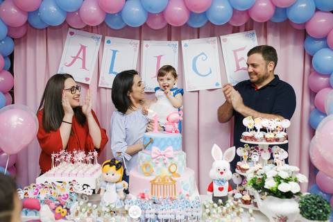 fotografo joinville decoração alice no pais das maravilhas festa aniversario alice 1 ano'