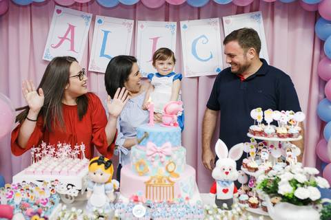 fotografo joinville decoração alice no pais das maravilhas festa aniversario alice 1 ano'
