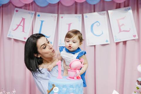 fotografo joinville decoração alice no pais das maravilhas festa aniversario alice 1 ano'