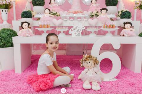 fotografo aniversário joinville casa de festa balanço eventos decoração bailarina Lia 6 anos'