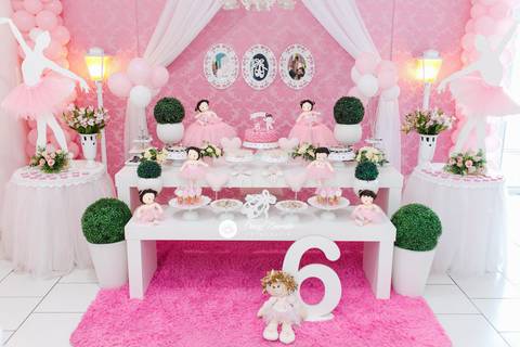 fotografo aniversário joinville casa de festa balanço eventos decoração bailarina Lia 6 anos'