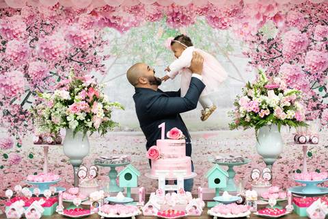 decoração fotografo aniversario joinville festere pety paio casa de festa joinville fabrica de festas aquarela festas jardim rosa helena 1 ano'