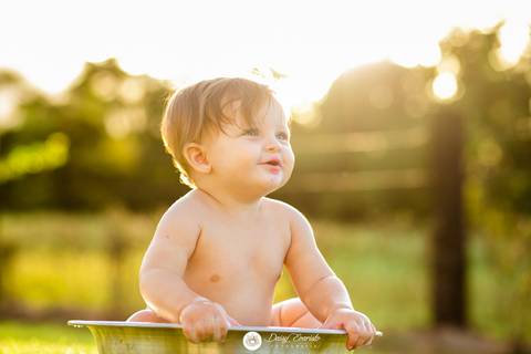 fotografia fotografo infantil familia gestante aniversario joinville banho banheira aluminio ar livre externo maria alice jaque thiago cowntry smash the cake'