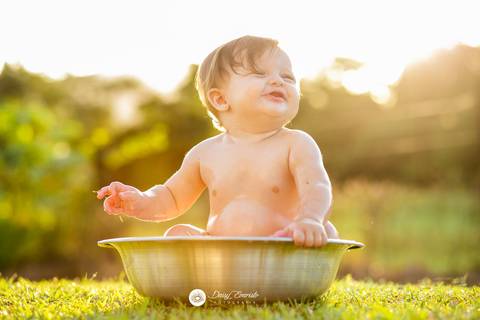 fotografia fotografo infantil familia gestante aniversario joinville banho banheira aluminio ar livre externo maria alice jaque thiago cowntry smash the cake'
