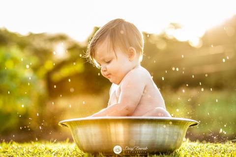 fotografia fotografo infantil familia gestante aniversario joinville banho banheira aluminio ar livre externo maria alice jaque thiago cowntry smash the cake'