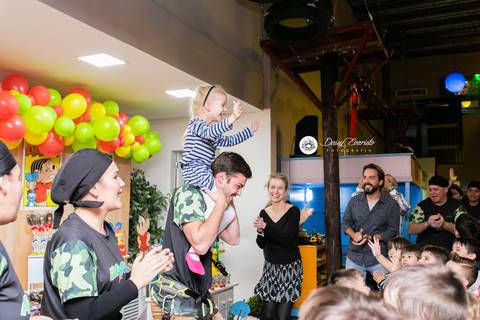 fotografo joinville salão de festa joinville adventure park decoração turma da monica Helena 5 anos'