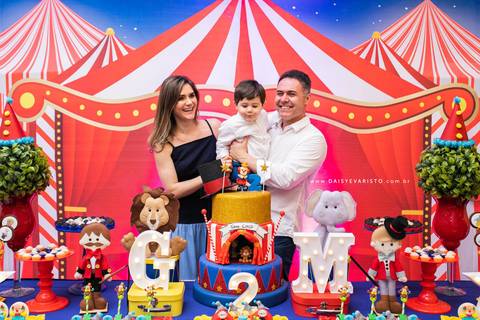 fotografo joinville daisy deise deisy evaristo aniversario decoração circo casa de festa in festa buffet guilherme miguel diversão'