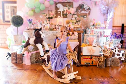 fotografo festa aniversário atelie criando sonhos decoração campestre cavalo rustica joinville campo alegre Haras DSR Carmel 4 anos'