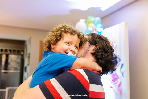 fotografo joinville aniversario baby shark festa em casa  Henrique 3 anos'