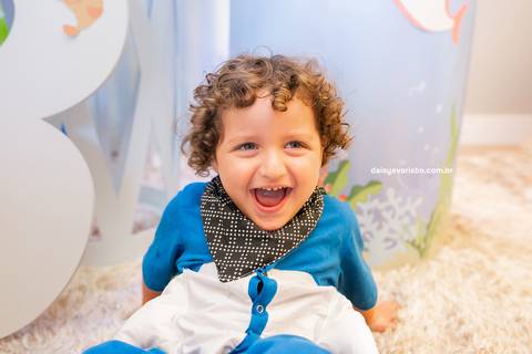 fotografo joinville aniversario baby shark festa em casa  Henrique 3 anos'