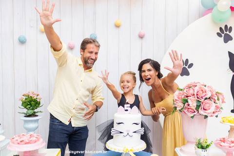 fotografo profissional joinville estudio de fotografia fotografico daisy evaristo deise dayse aniversario carmel 5 anos in festa buffet casa de festa decoração gatinho'