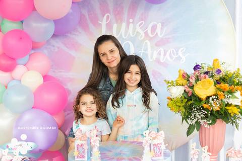 Luisa 10 anos  Daisy Evaristo Fotografia decoração tie dye fotografo aniversario joinville'