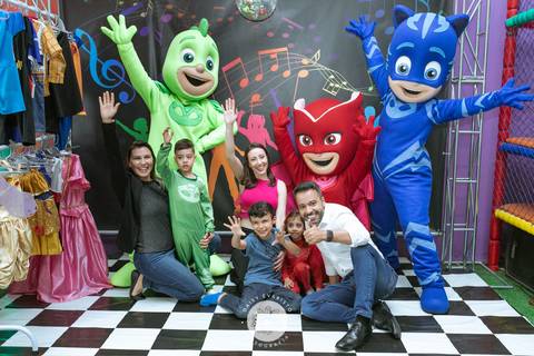 Julia Matheus 5 anos in festa buffet casa de festa Daisy Evaristo Fotografia decoração pj masks fotografo aniversario joinville'