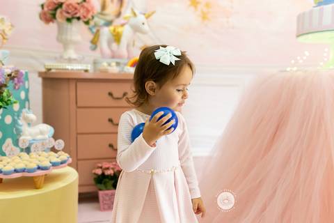 fotografo profissional joinville estudio de fotografia decoração unicornio aniversário in festa buffet Cecília 2 anos'