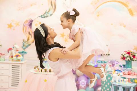 fotografo aniversario joinville decoração unicornio Helena 5 anos Daisy Evaristo Fotografia casa de festa In Festa Buffet fotografo infantil'